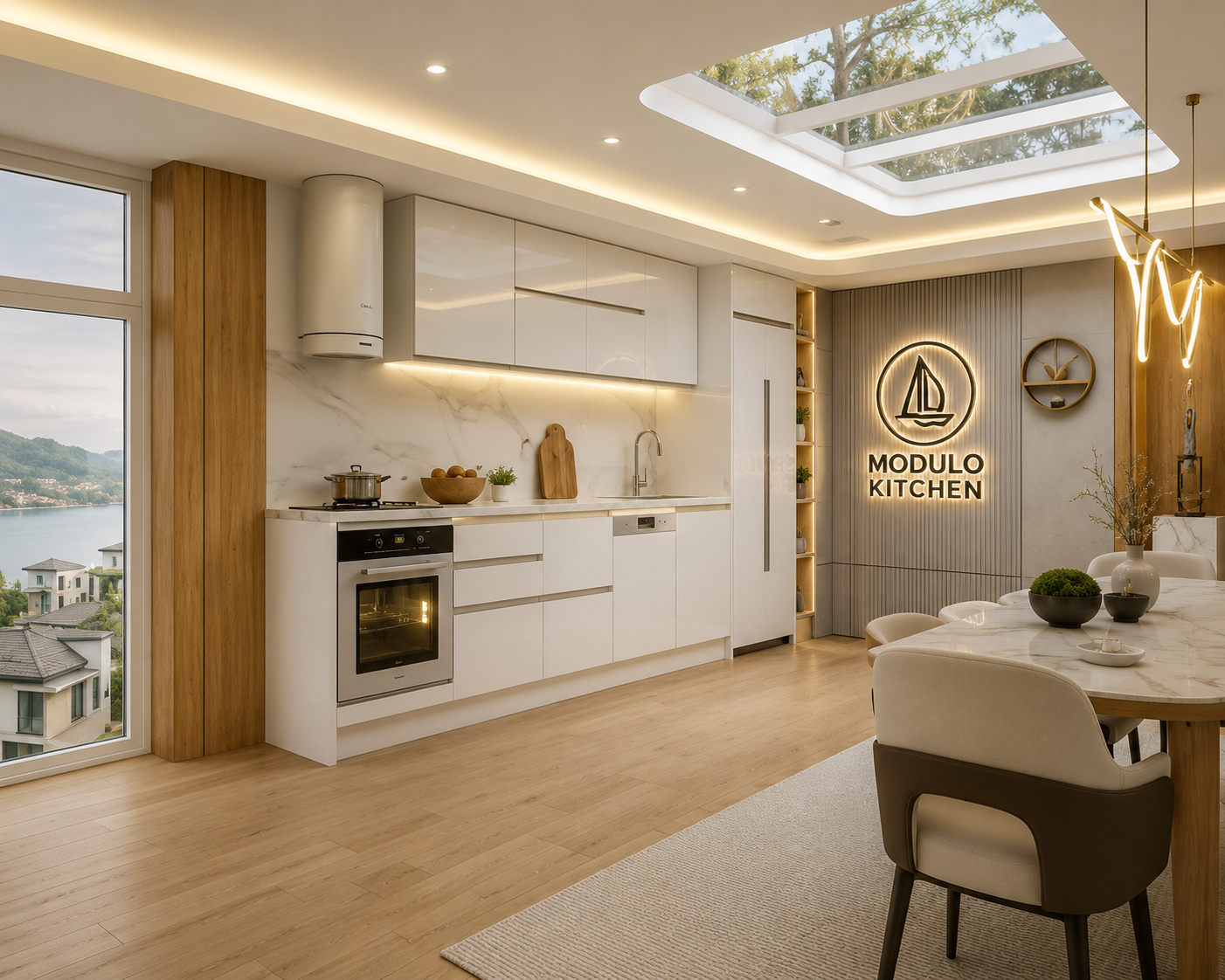 MODULO KITCHEN 030 – Готов кухненски комплект 400 см