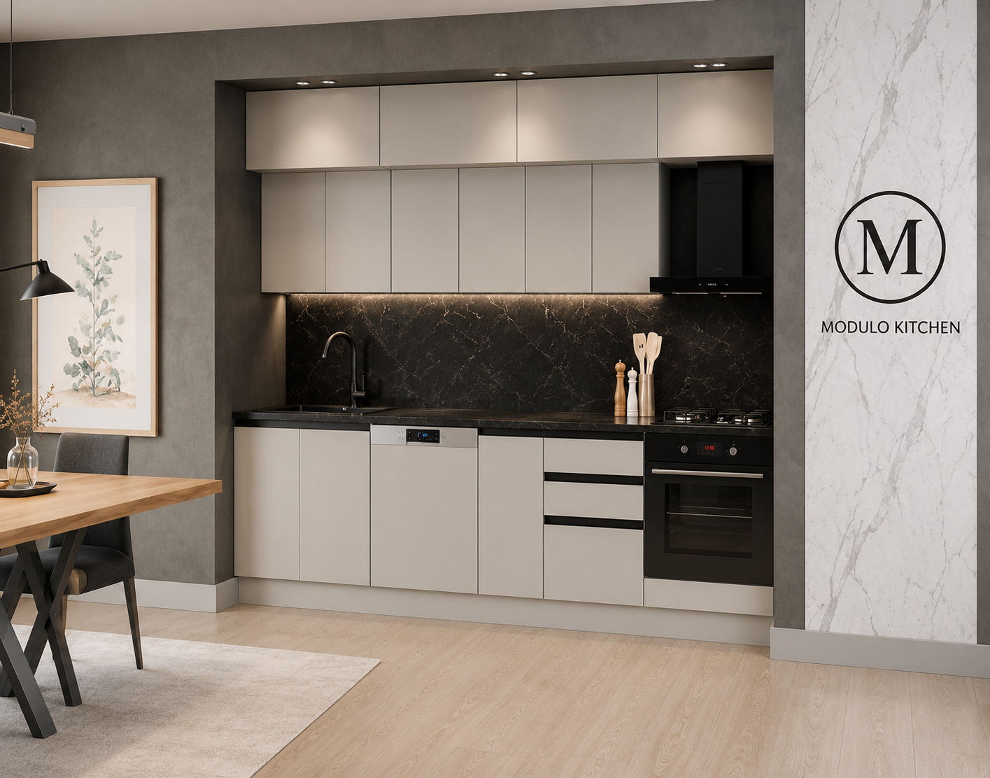 MODULO KITCHEN 046 – Готов кухненски комплект 300 см - Image 3