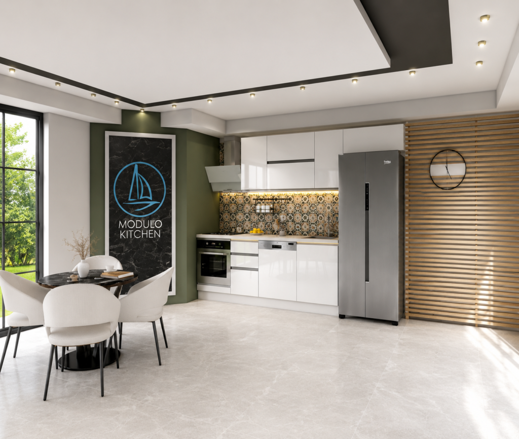 MODULO KITCHEN 017 – MDF Готов кухненски комплект 300 см