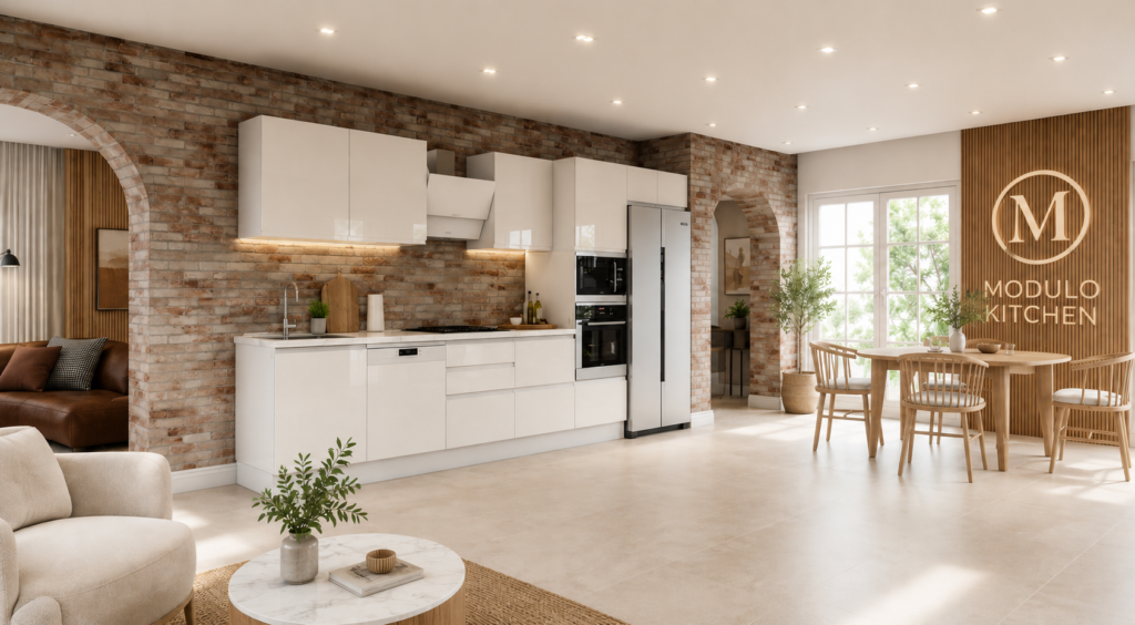 MODULO KITCHEN 028 – Готов кухненски комплект 380 см