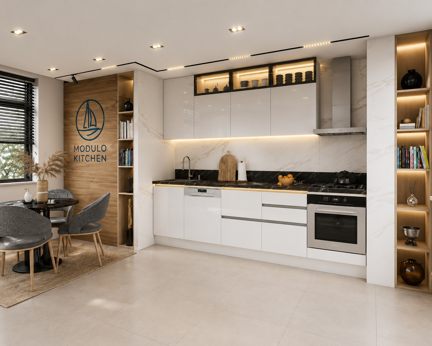 MODULO KITCHEN 015 – Готов кухненски комплект 300 см