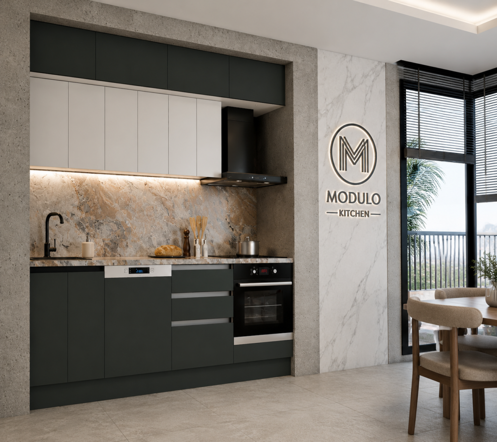 MODULO KITCHEN 051 – Готов кухненски комплект 240 см