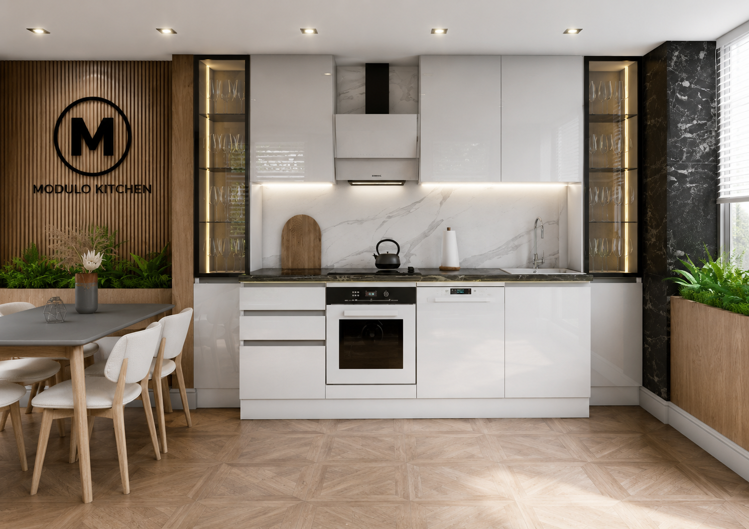 MODULO KITCHEN 024 – Готов кухненски комплект 320 см - Image 2