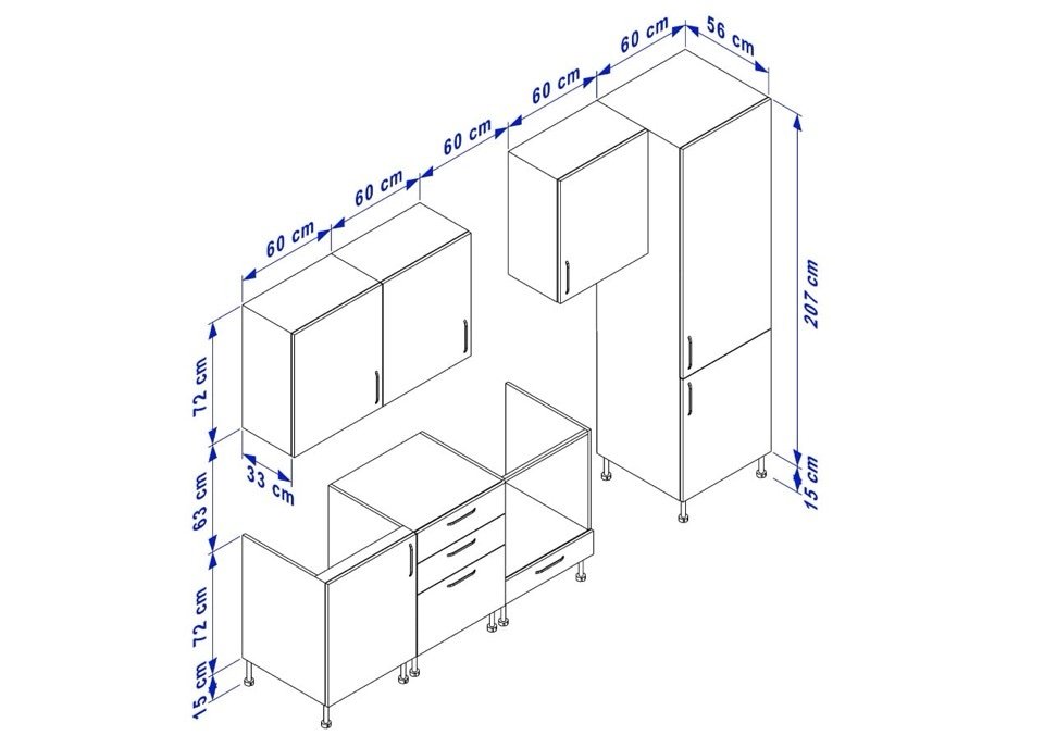 MODULO KITCHEN 016 – Готов кухненски комплект 300 см - Image 3