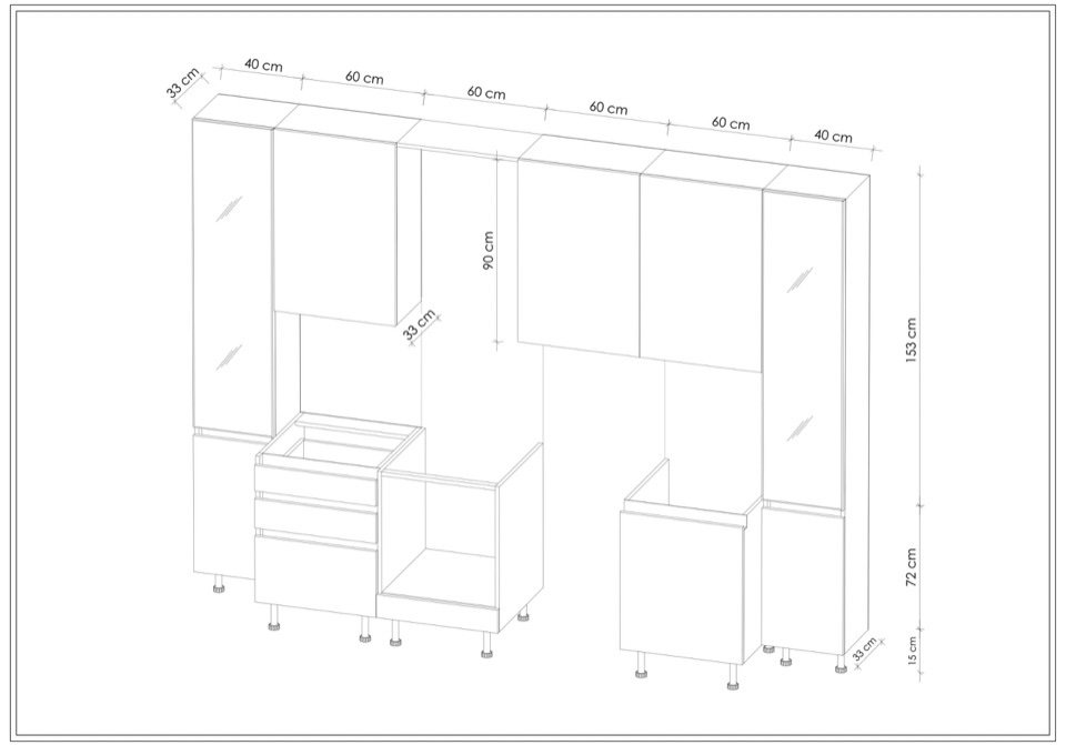 MODULO KITCHEN 024 – Готов кухненски комплект 320 см - Image 4