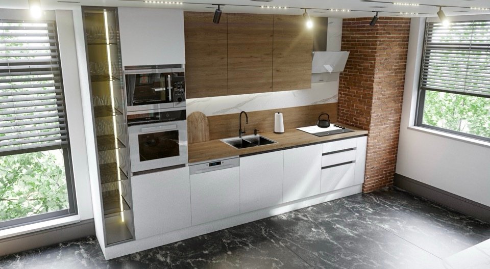 MODULO KITCHEN 026 – Готов кухненски комплект 330 см - Image 2