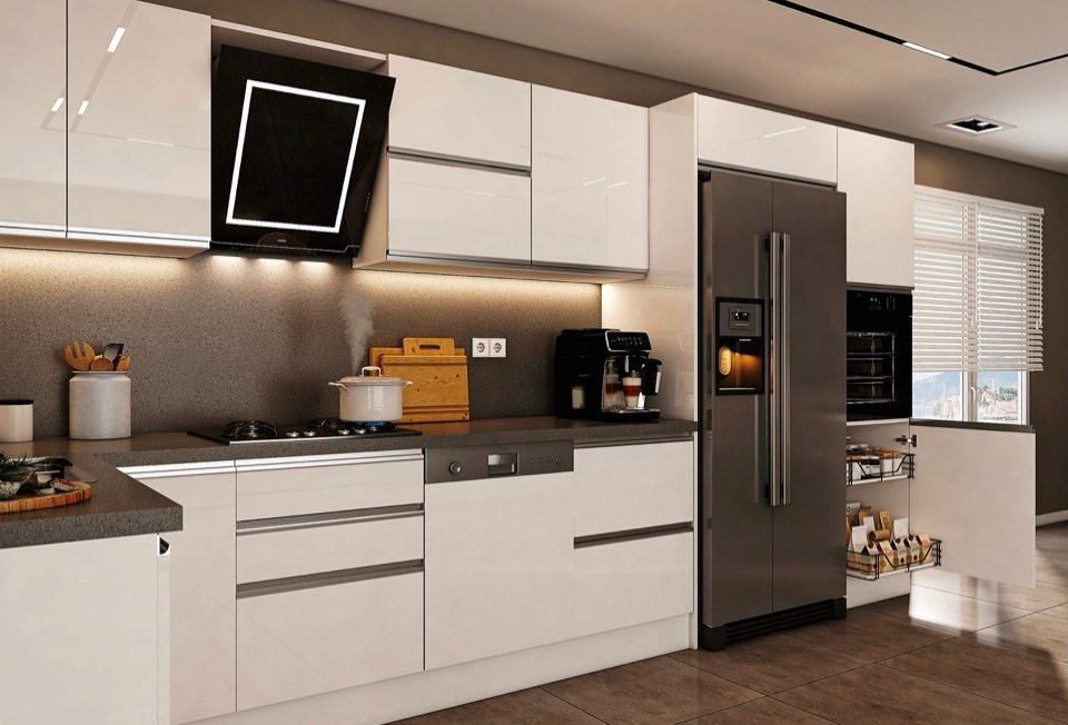 MODULO KITCHEN 035 – Готов кухненски комплект L модел 430x160 см - Image 2