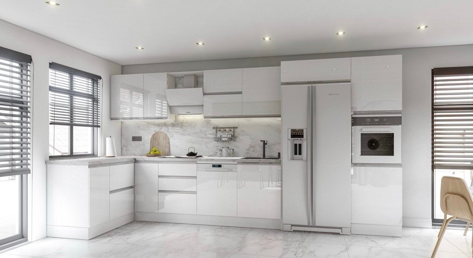 MODULO KITCHEN 035 – Готов кухненски комплект L модел 430x160 см - Image 3