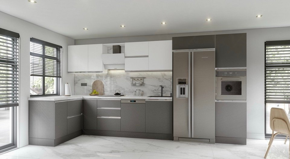 MODULO KITCHEN 035 – Готов кухненски комплект L модел 430x160 см - Image 4