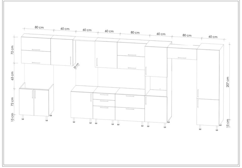 MODULO KITCHEN 038 – Готов кухненски комплект 540 см - Image 7