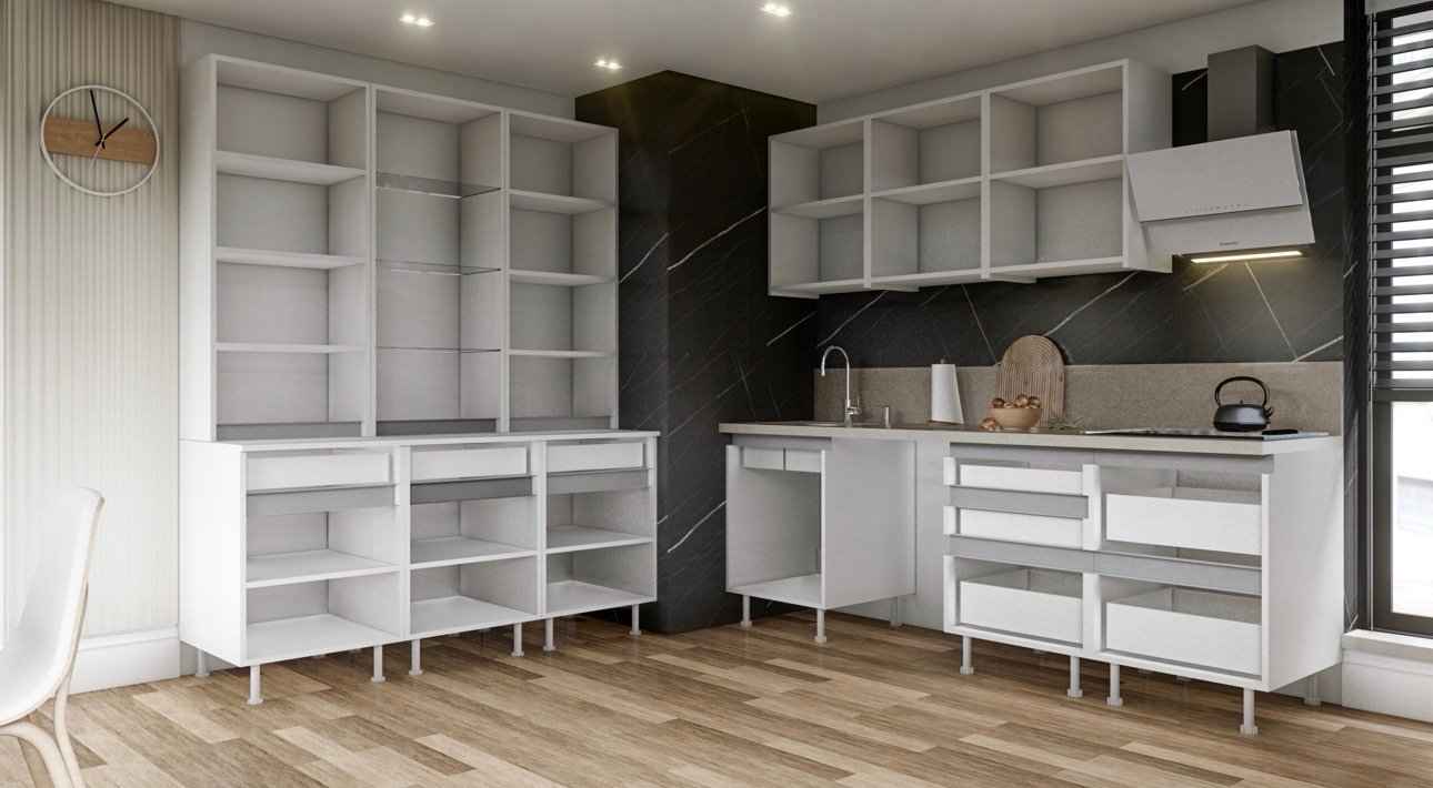 MODULO KITCHEN 004 – L Образна Готова Кухня 240x180 см - Image 2